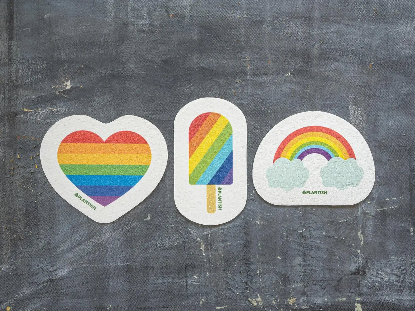 Rainbow Heart - Pop-up Sponge