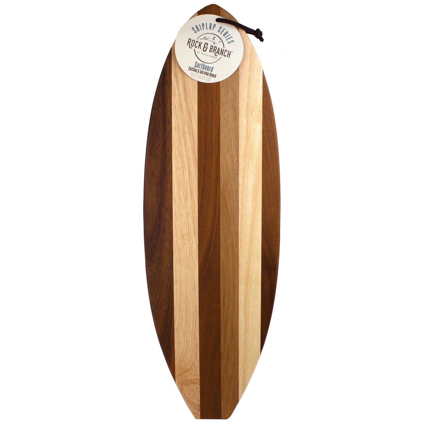 Totally Bamboo - Rock & Branch® Shiplap Series Surfboard Serving Board
