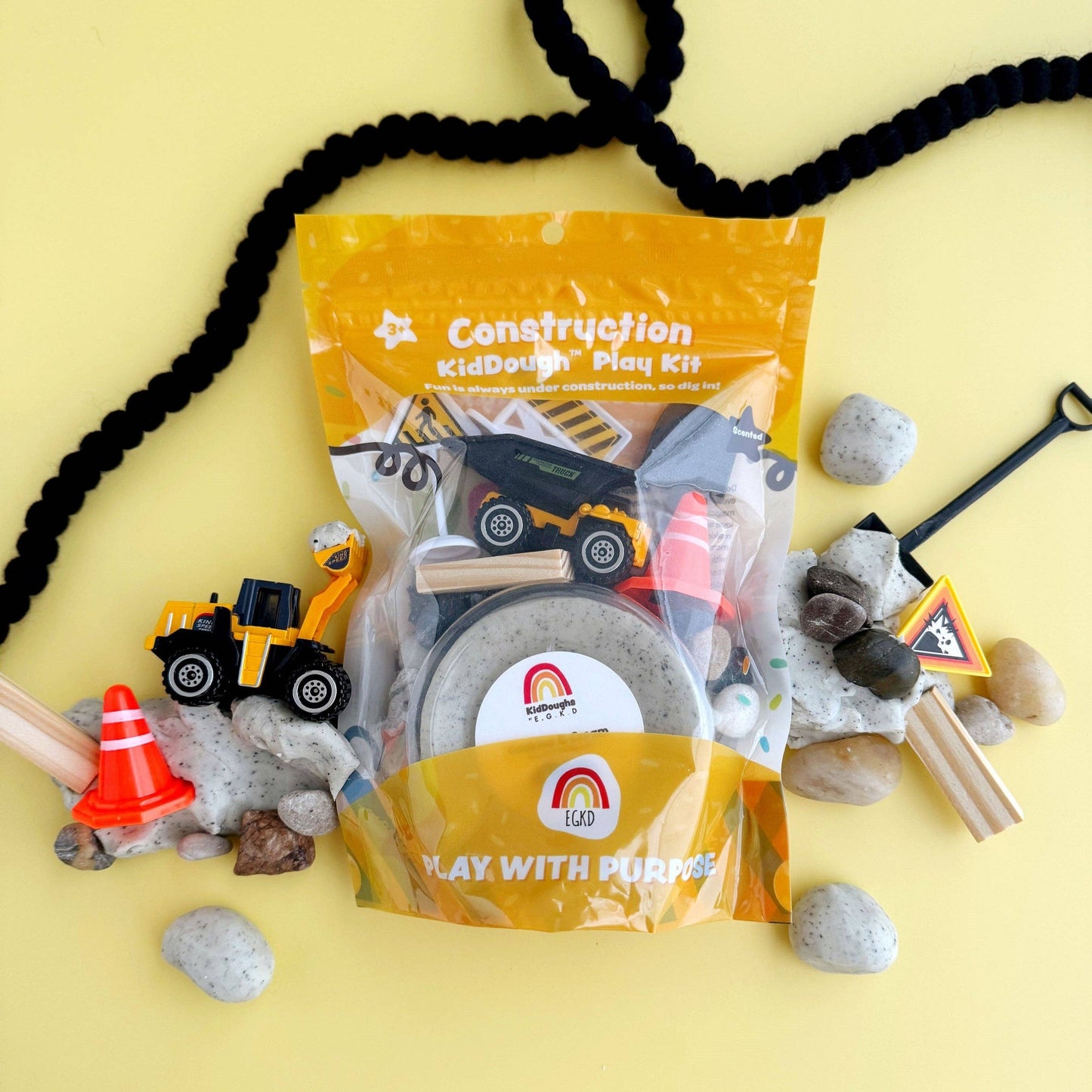Earth Grown KidDoughs (KidDoughs by EGKD) - Construction KidDough Play Kit