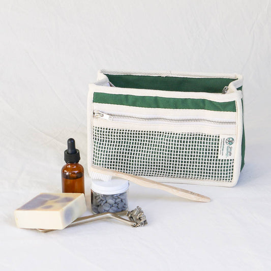 Organic Cotton Padded Toiletry Bag - Simple Ecology