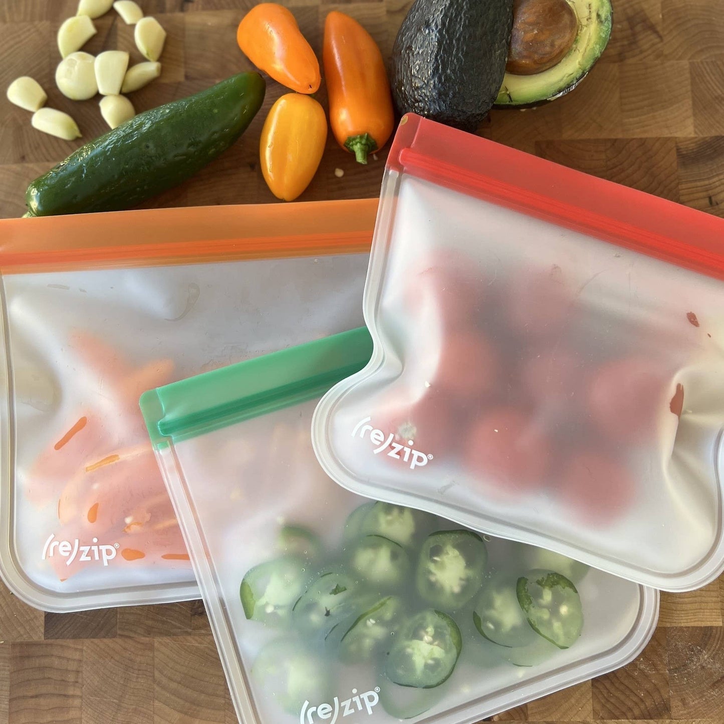 Reusable Flat Sandwich Bags - 5 Pack