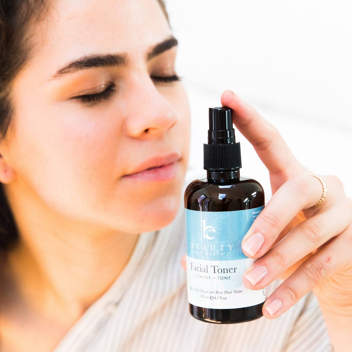 Facial Toner with Witch Hazel & Rose Water