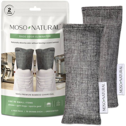 Shoe & Sport Gear Deodorizers w/ Bamboo Charcoal, 2PK