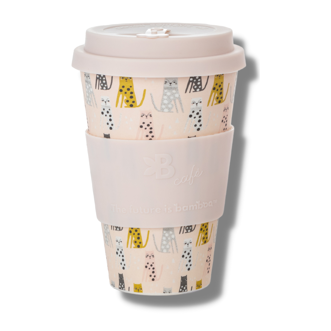 Feline Fine - Bamboo Reusable Cups