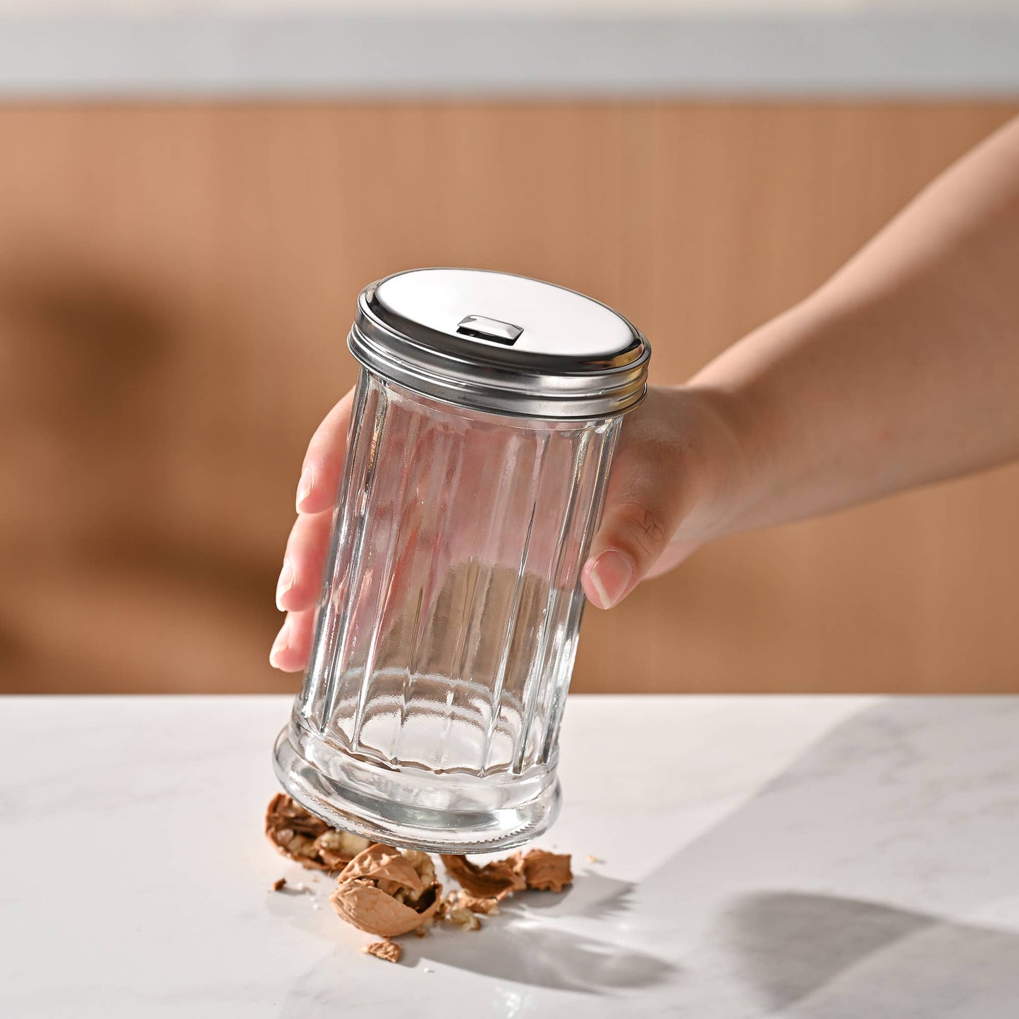 Fox Run Brands - Fox Run Classic Glass Sugar Shaker, 12 Ounce With Lid
