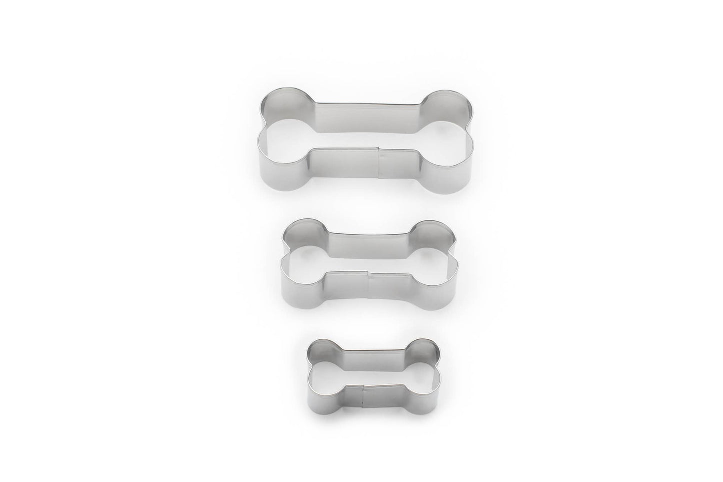 Fox Run Brands - Fox Run Dog Bone Cookie Cutter Set, 3-Piece, 2” to 3.5”