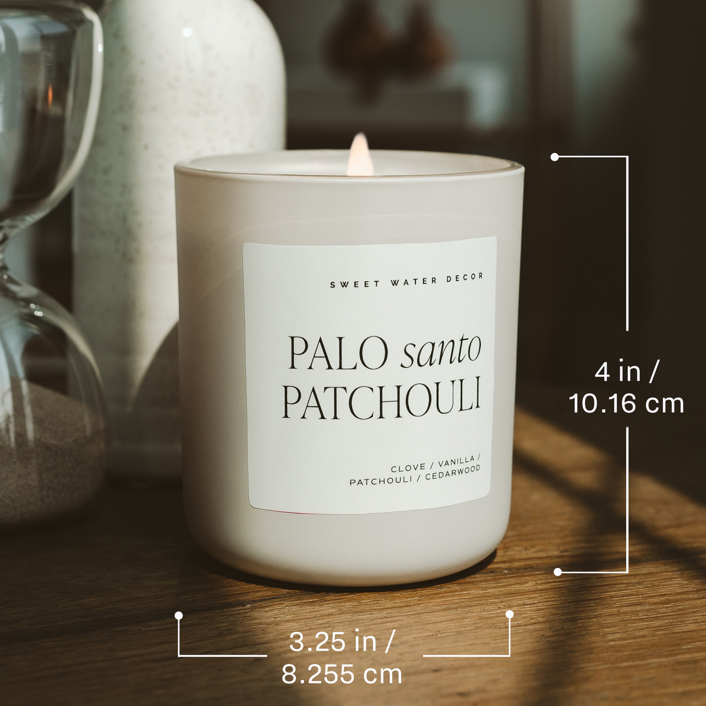 Sweet Water Decor - Spa Day 15 oz Soy Candle, Matte Jar - Home Decor & Gifts