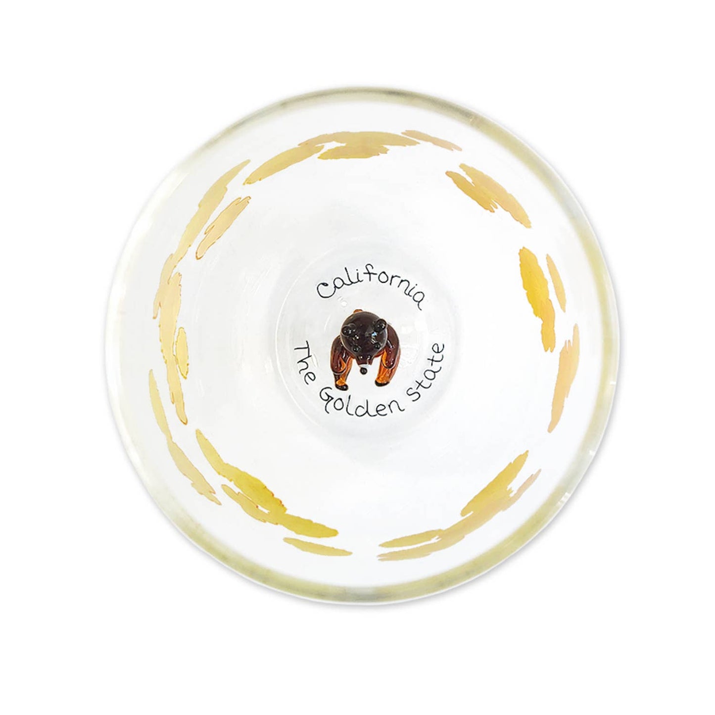 SF Mercantile - Poppy Bear Stemless Wine Glass