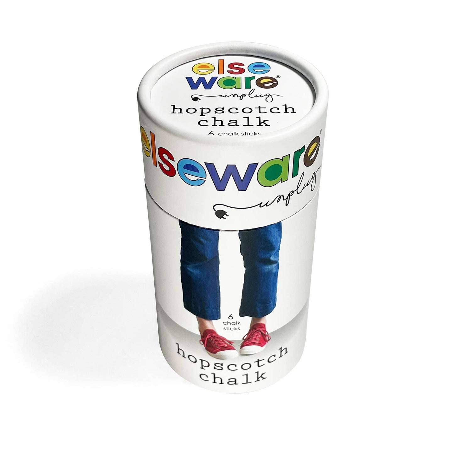 Sidewalk Chalk - Talc-Free - 6 Natural & Non-Toxic Colors