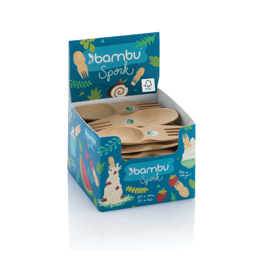 bambu® - Bamboo Sporks in Display Unit