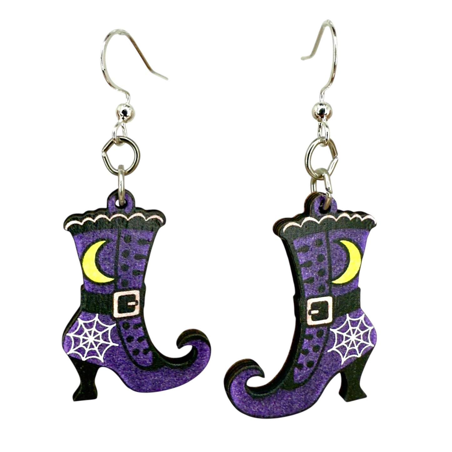 Green Tree Jewelry - Witch Boot Earrings #1873