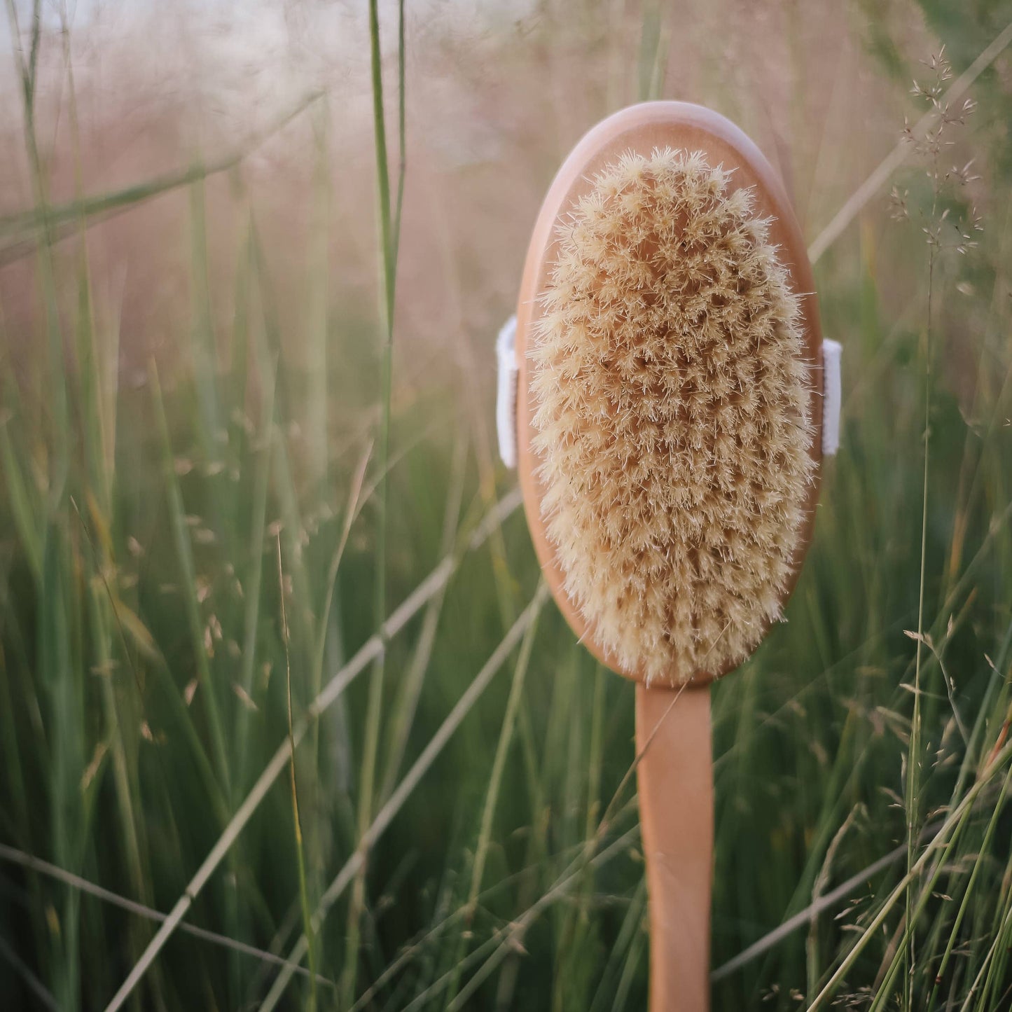 Croll & Denecke - Body brush with handle, wood massage birthday women