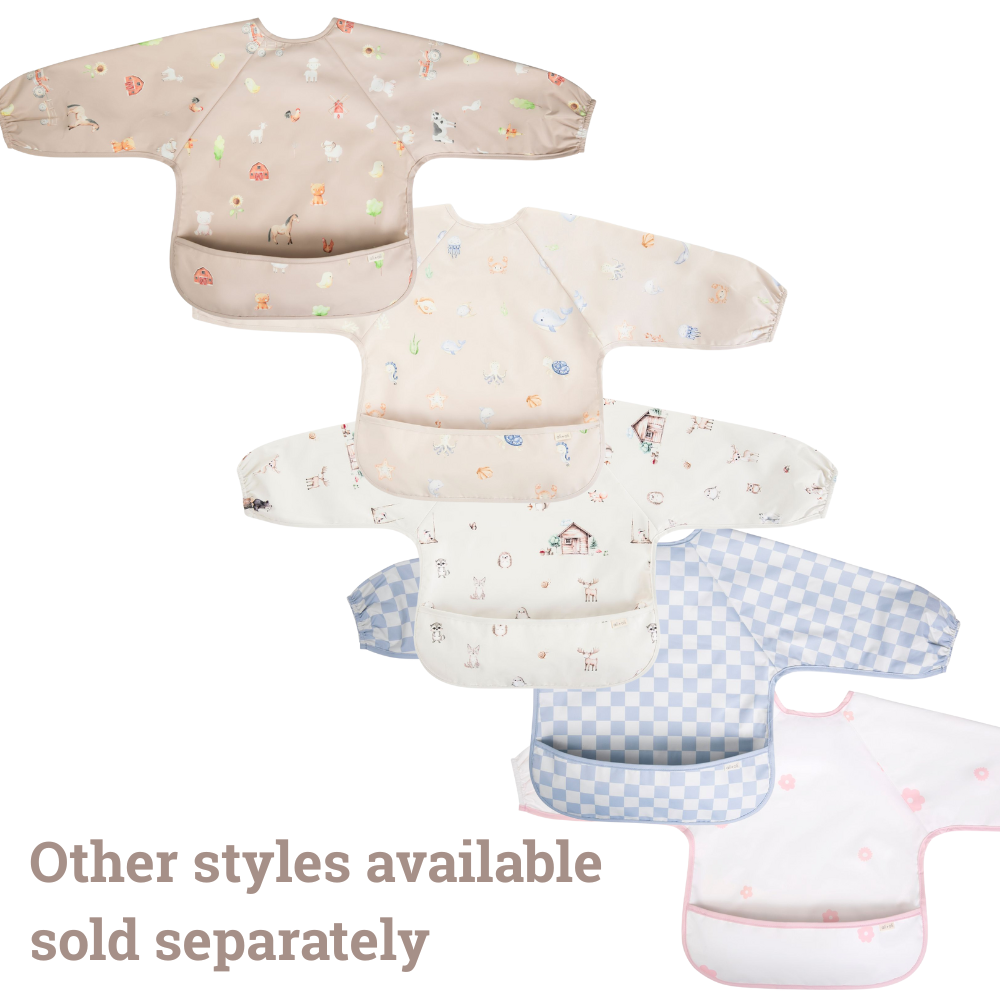 Ali+Oli - Smock Bib for Baby & Toddler Long Sleeve (Undersea)