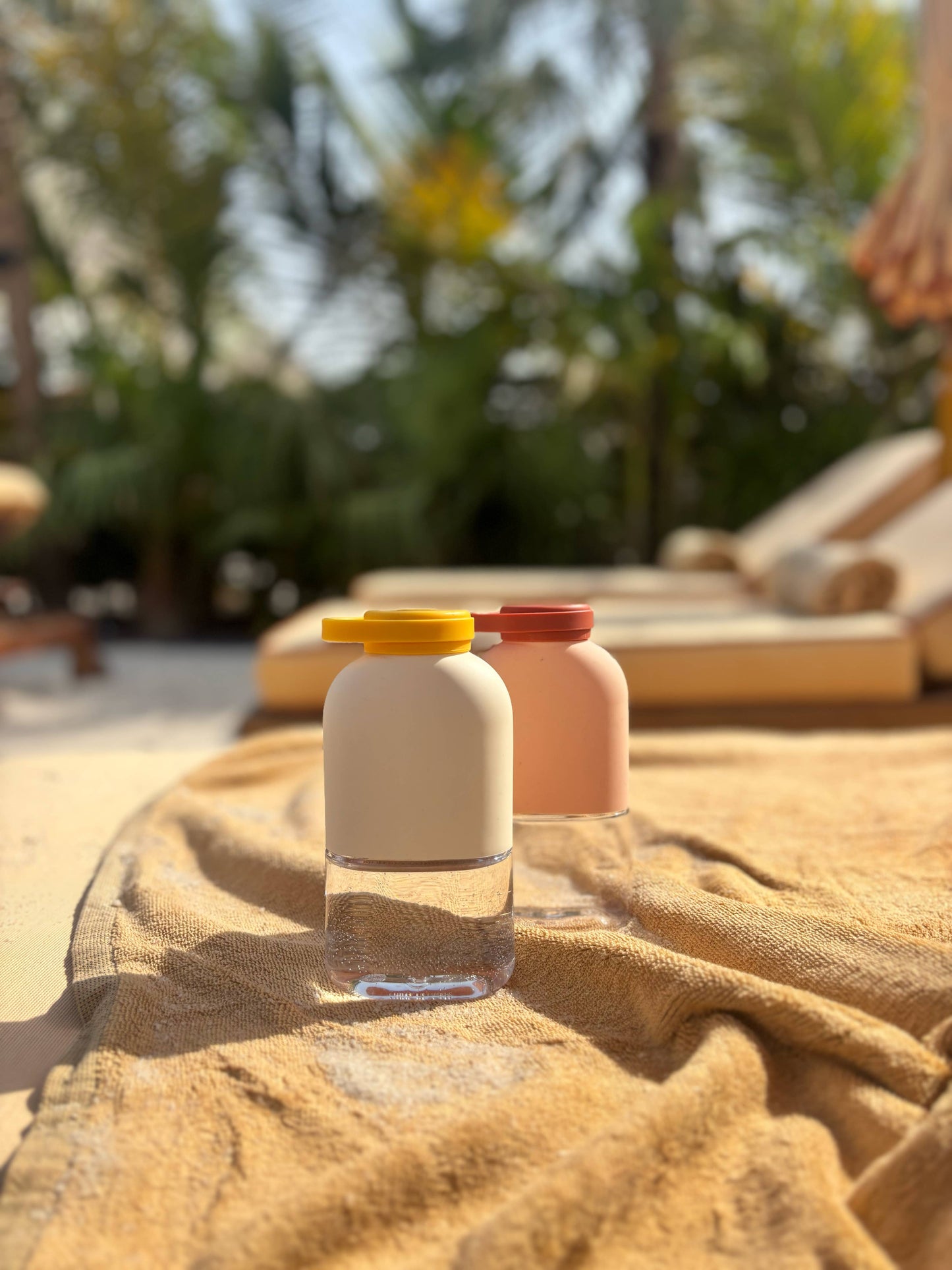 Slim Water Bottle 12oz - Blush / Terracotta