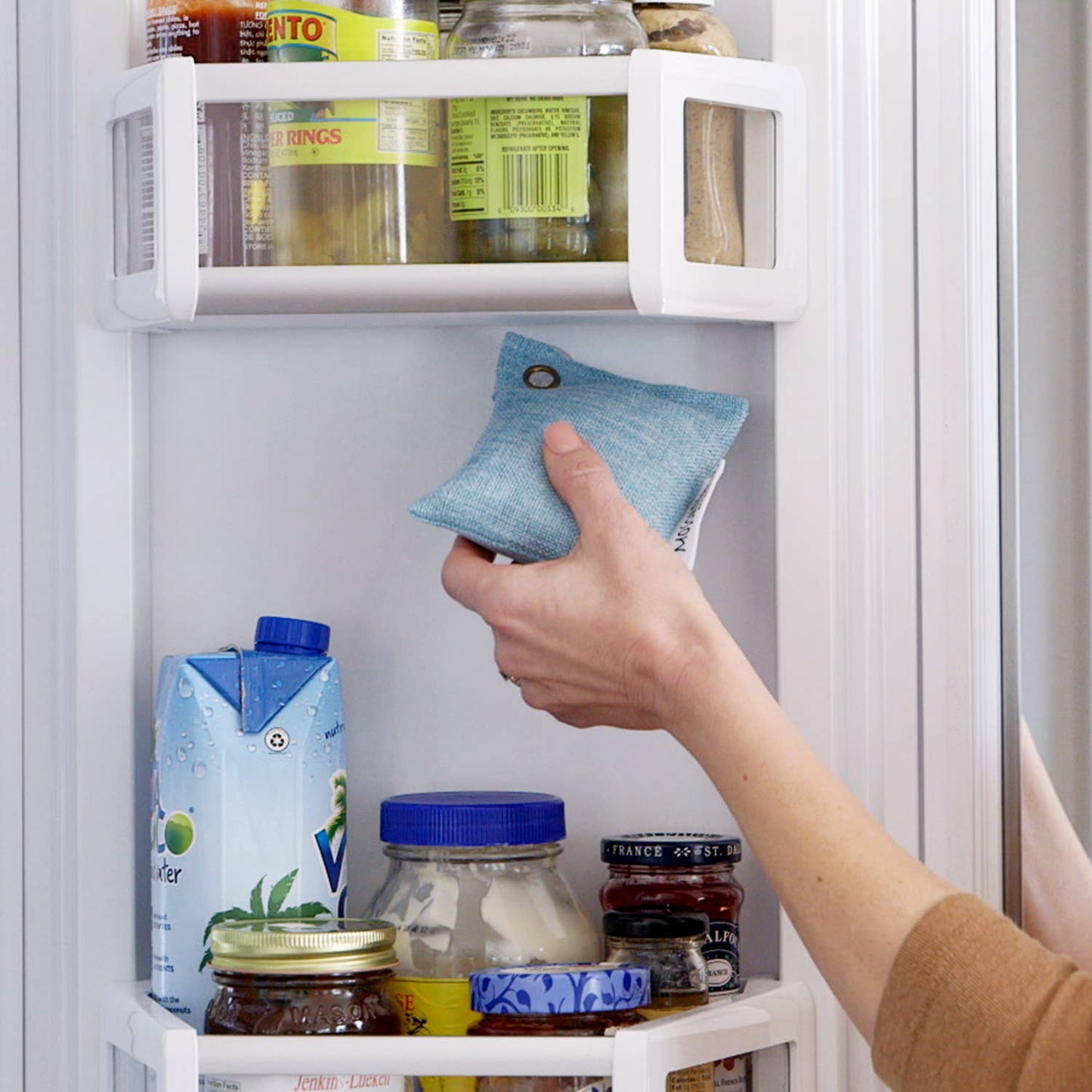 Fridge & Freezer Deodorizer w/ Bamboo Charcoal, Long-Lasting