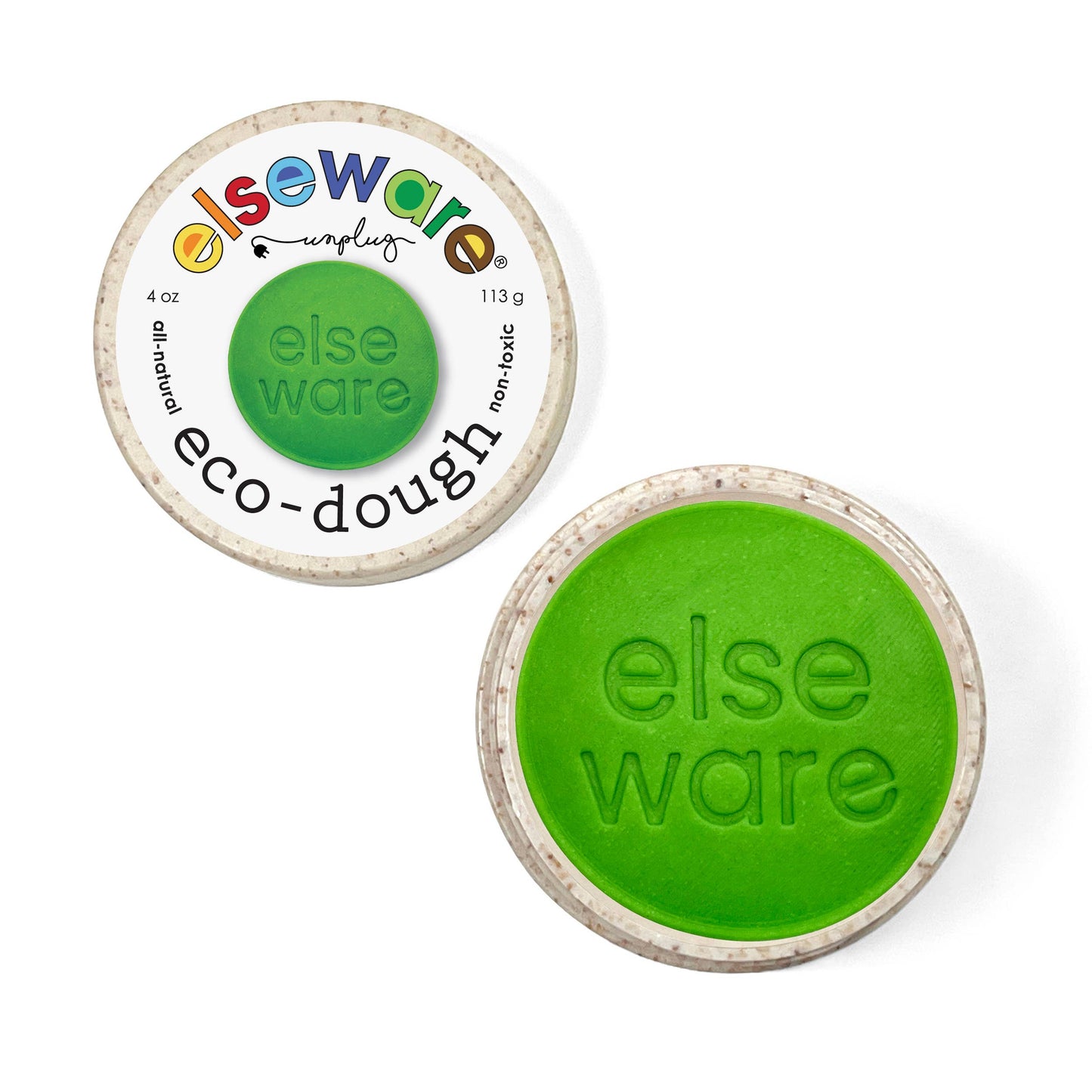 Eco-Dough (4-Pack)  Natural, Non-Toxic Multi-Colors