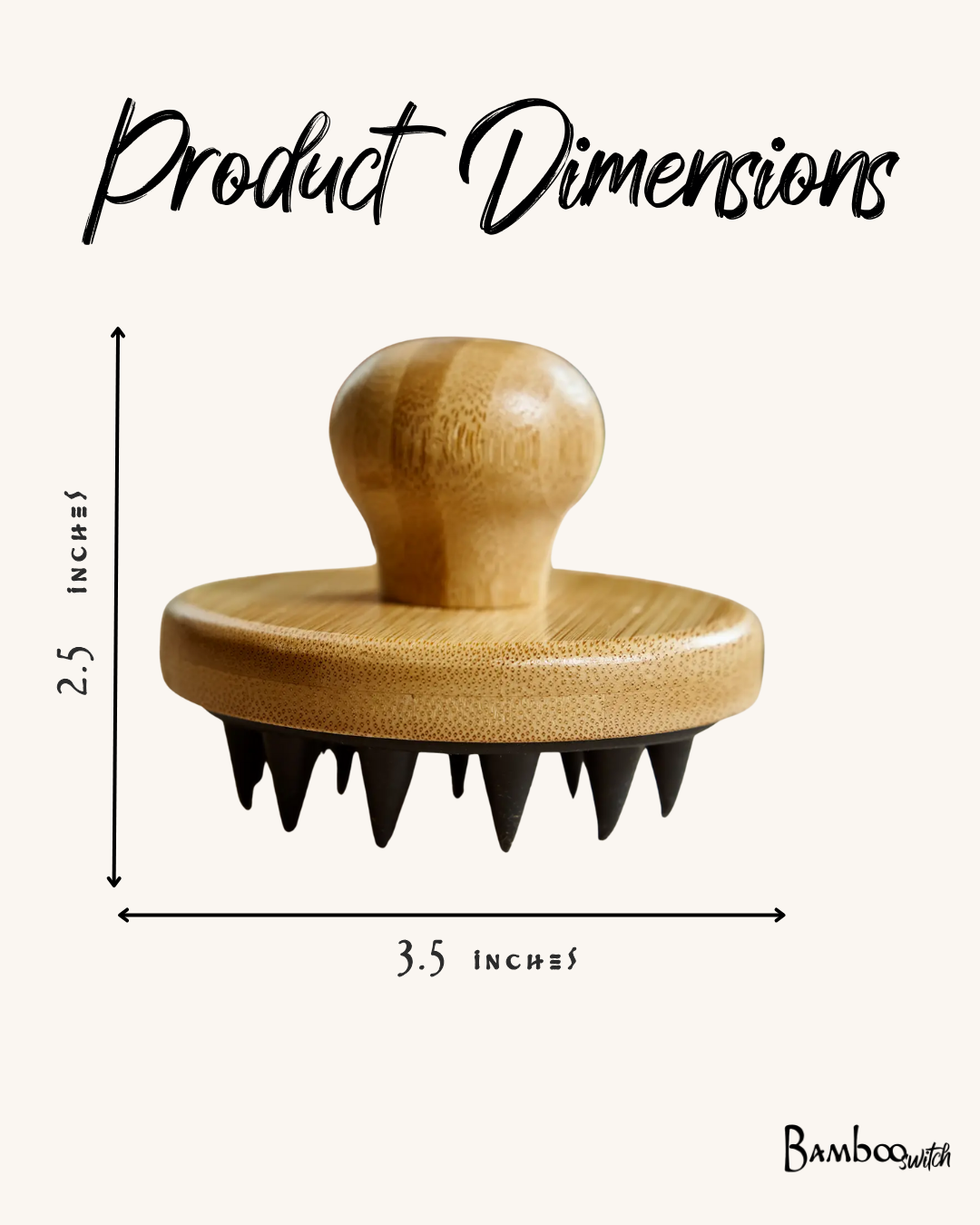 Bamboo Switch - Bamboo + Silicone Scalp & Body Massager | Faire Market