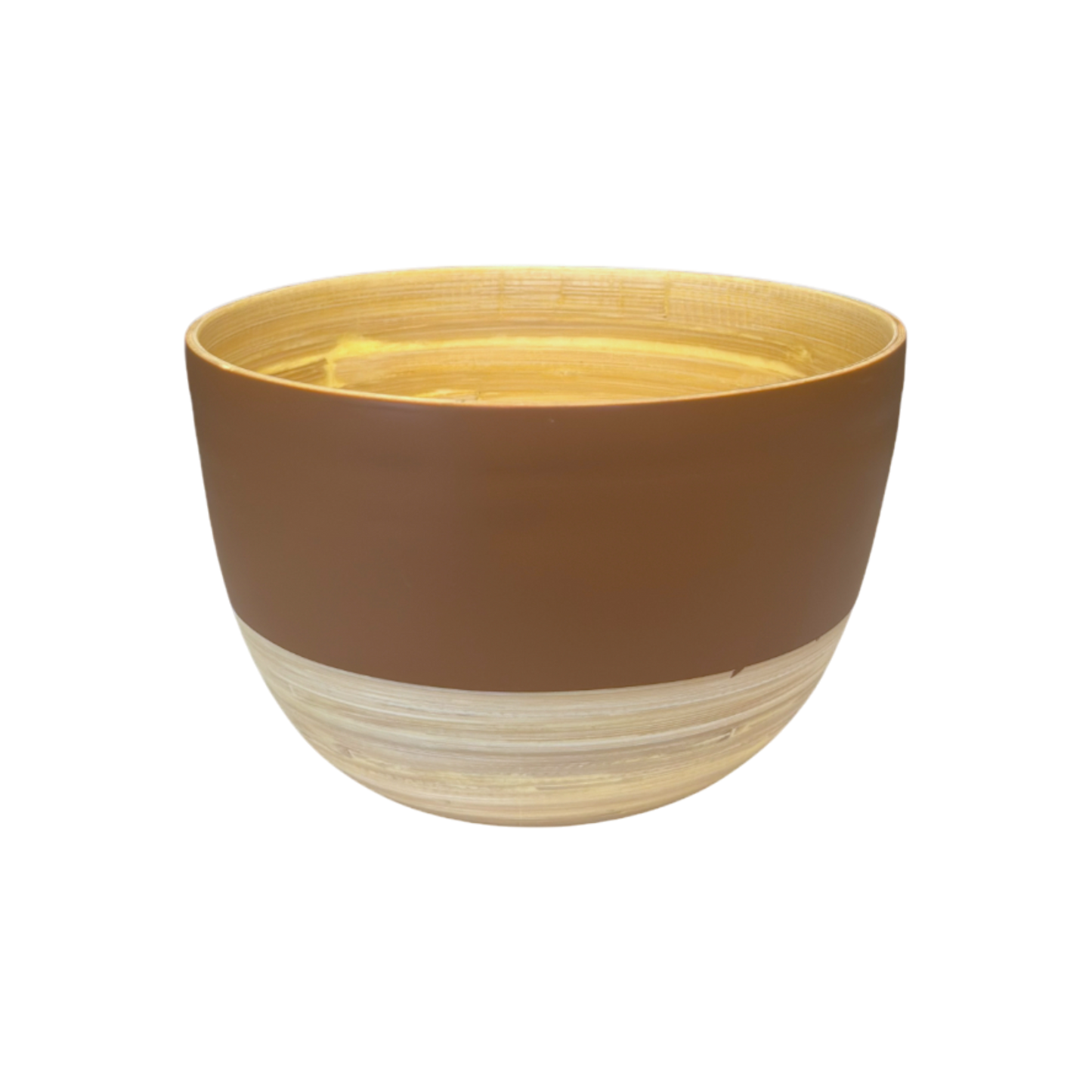 Matte Bamboo Serving Bowl
