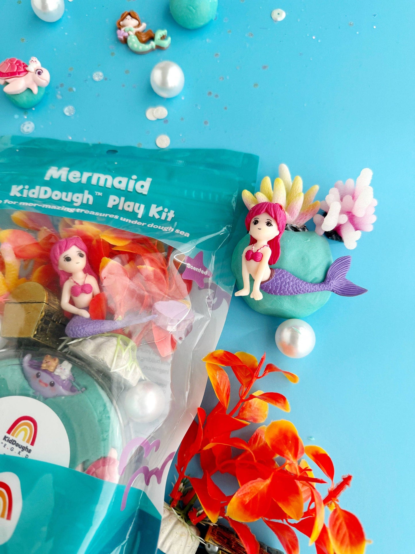 Earth Grown KidDoughs (KidDoughs by EGKD) - Mermaid KidDough Play Kit
