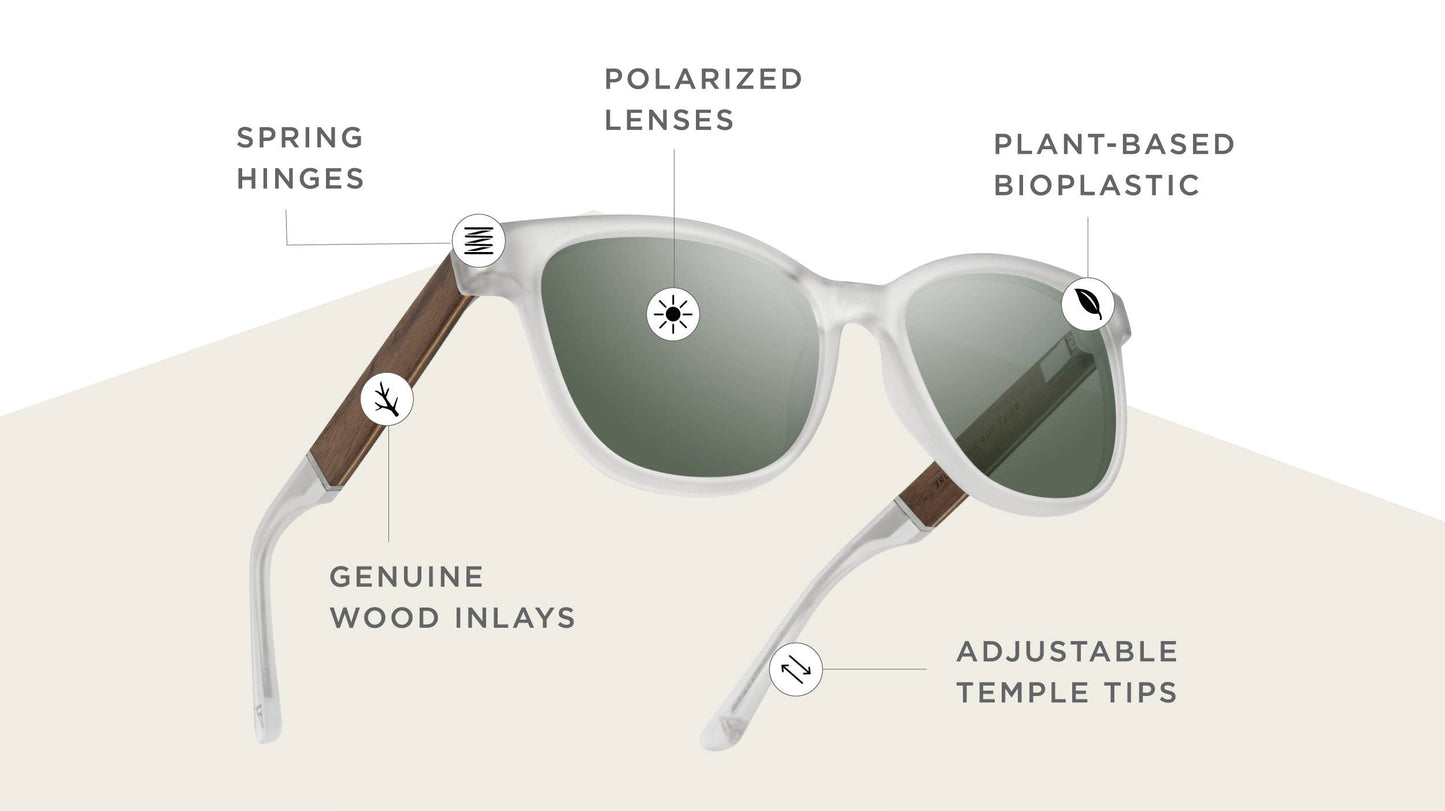 CAMP Eyewear - CAMP Cove Sunglasses - Matte Crystal