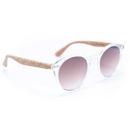 Women's Cork Sunglasses with UV Protection Lenses(Including