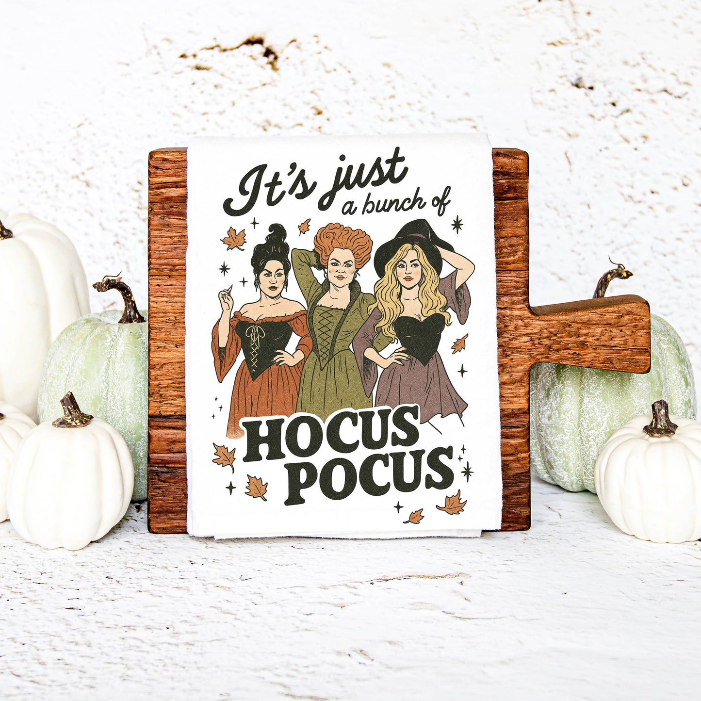 Love You a Latte Shop - Halloween It's Just a Bunch of Hocus Pocus Kitchen Towel