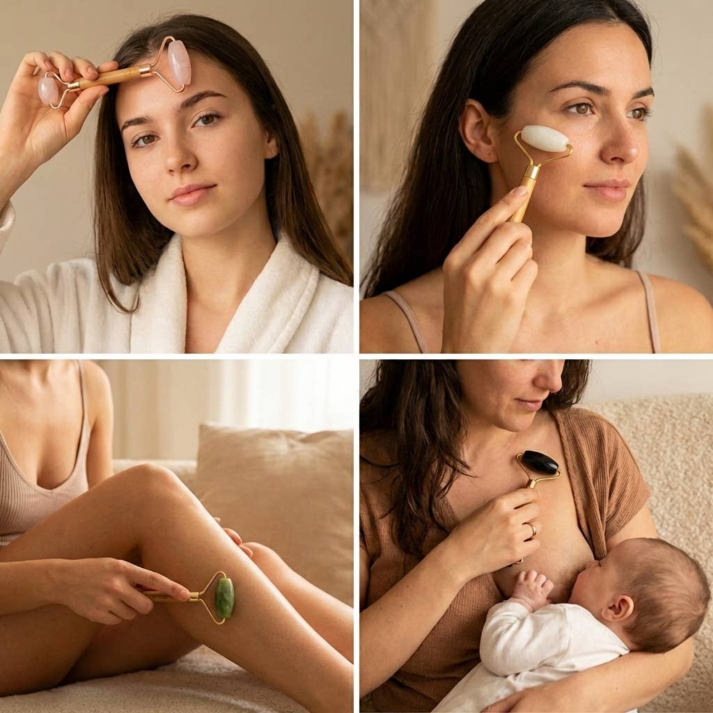 Bamboo Switch - Bamboo Facial Massage Roller | Self Care | Summer Bestseller