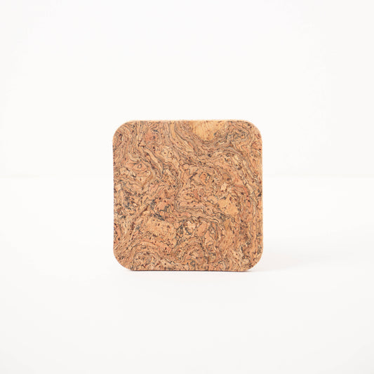 Natural Cork Coasters | Square | Set of 4