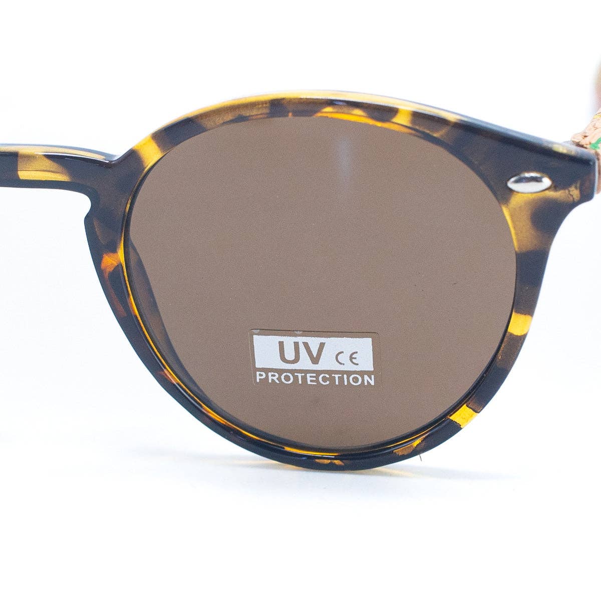 Women's Cork Sunglasses with UV Protection Lenses(Including