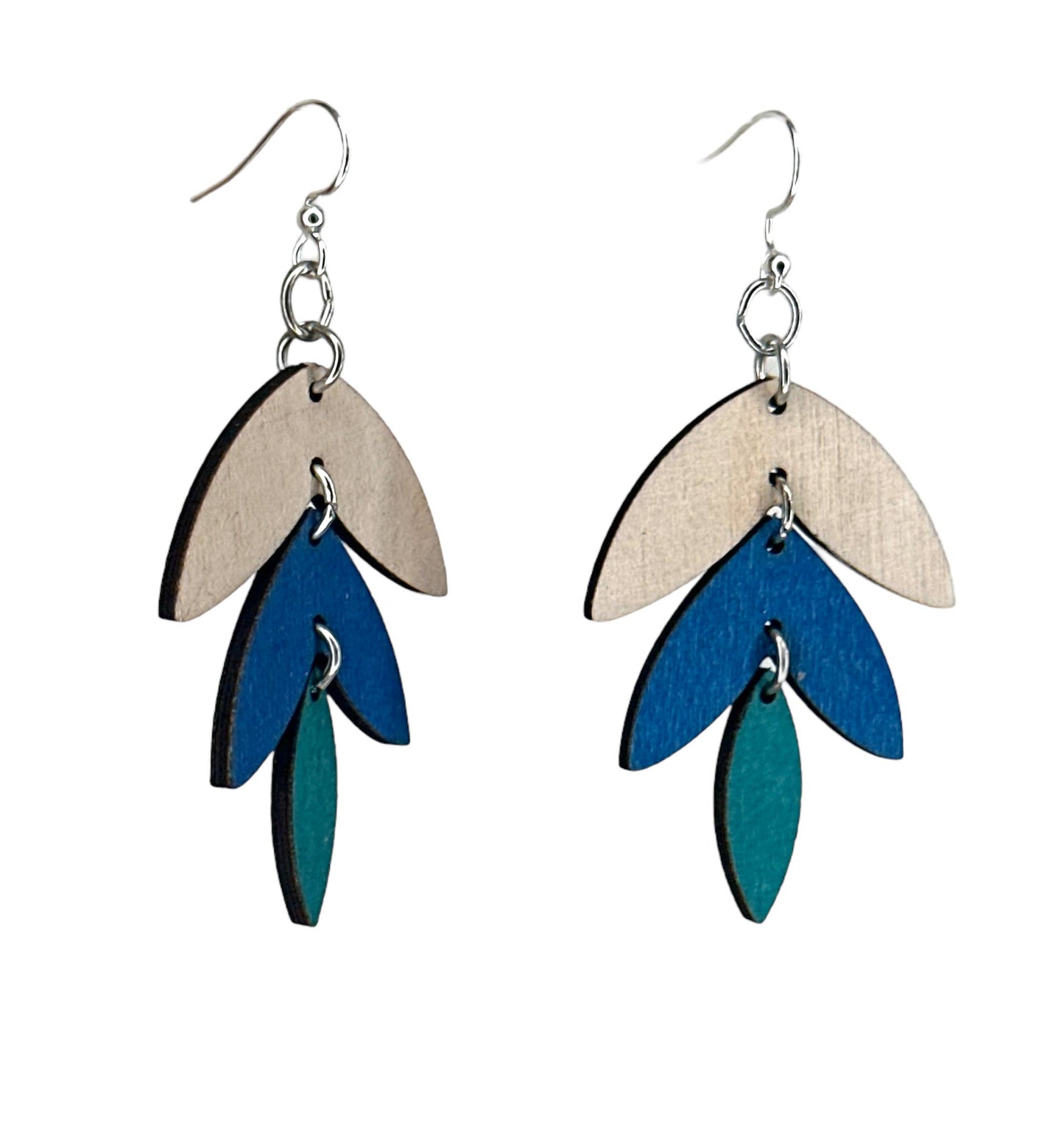 Green Tree Jewelry - Three Piece Earrings #1773