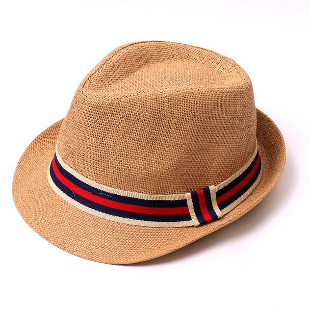 Men's Fedora Hat with Striped band
