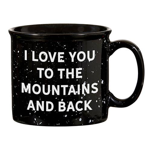 Santa Barbara Design Studio by Creative Brands - Campfire Mug - Black - I Love You