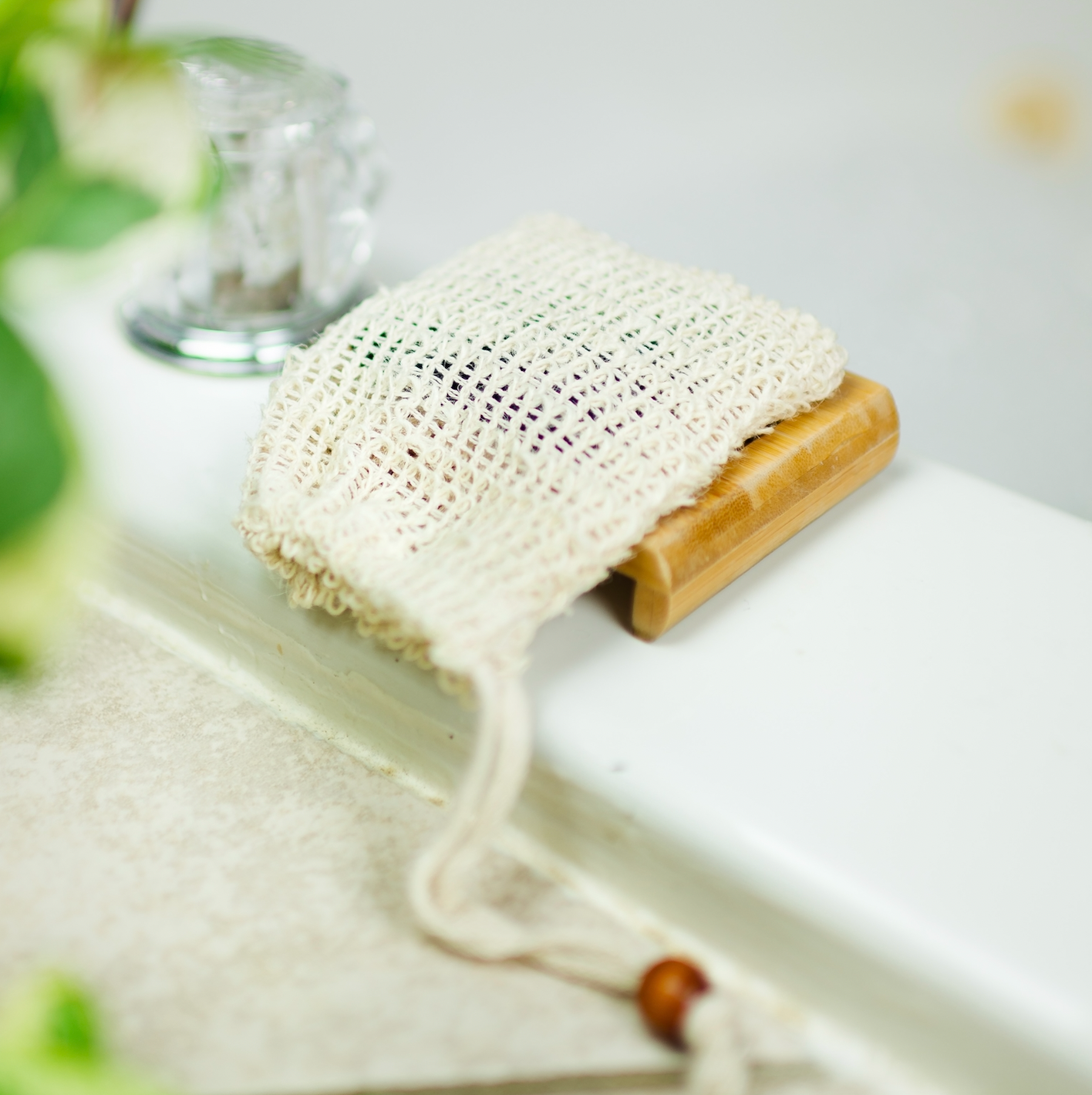 Compostable Sisal Soap Saver Bag | Earth Day Bestseller