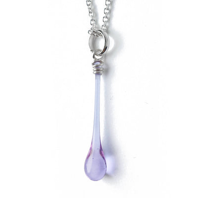 Sundrop Jewelry - Maressa Glass Teardrop Pendant Necklace
