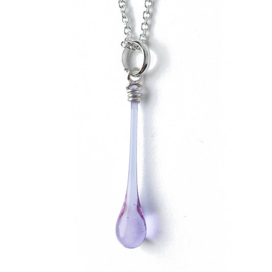 Sundrop Jewelry - Maressa Glass Teardrop Pendant Necklace