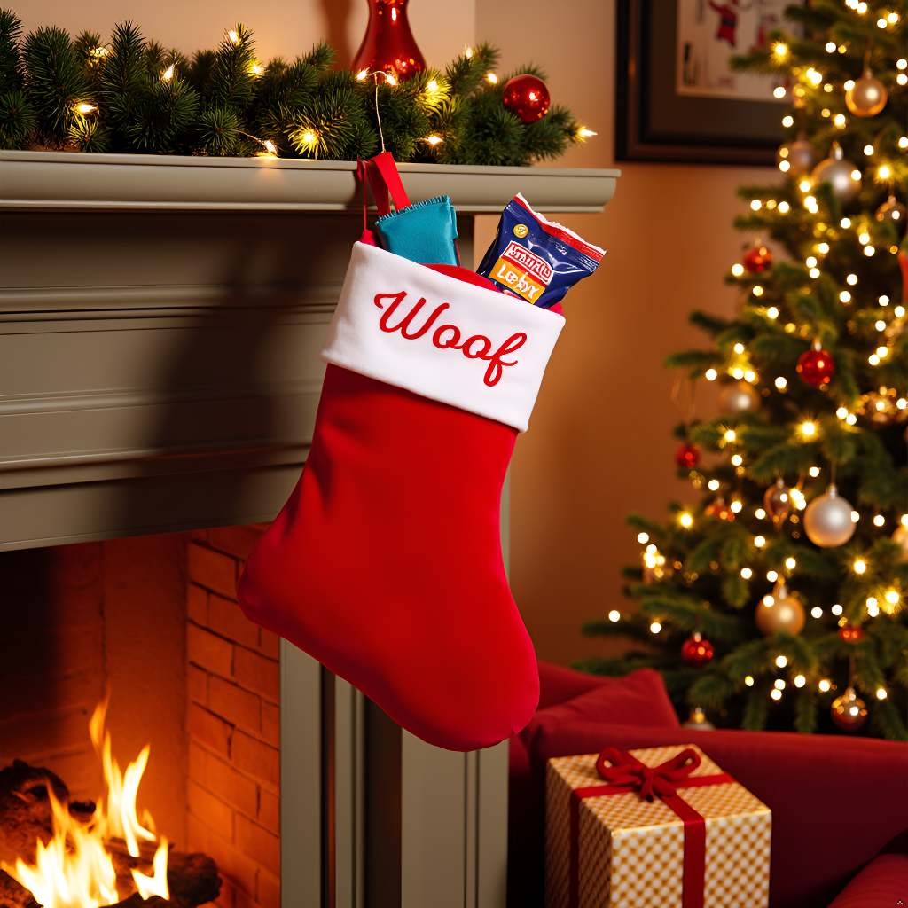 Pearhead - Woof Dog Christmas Stocking