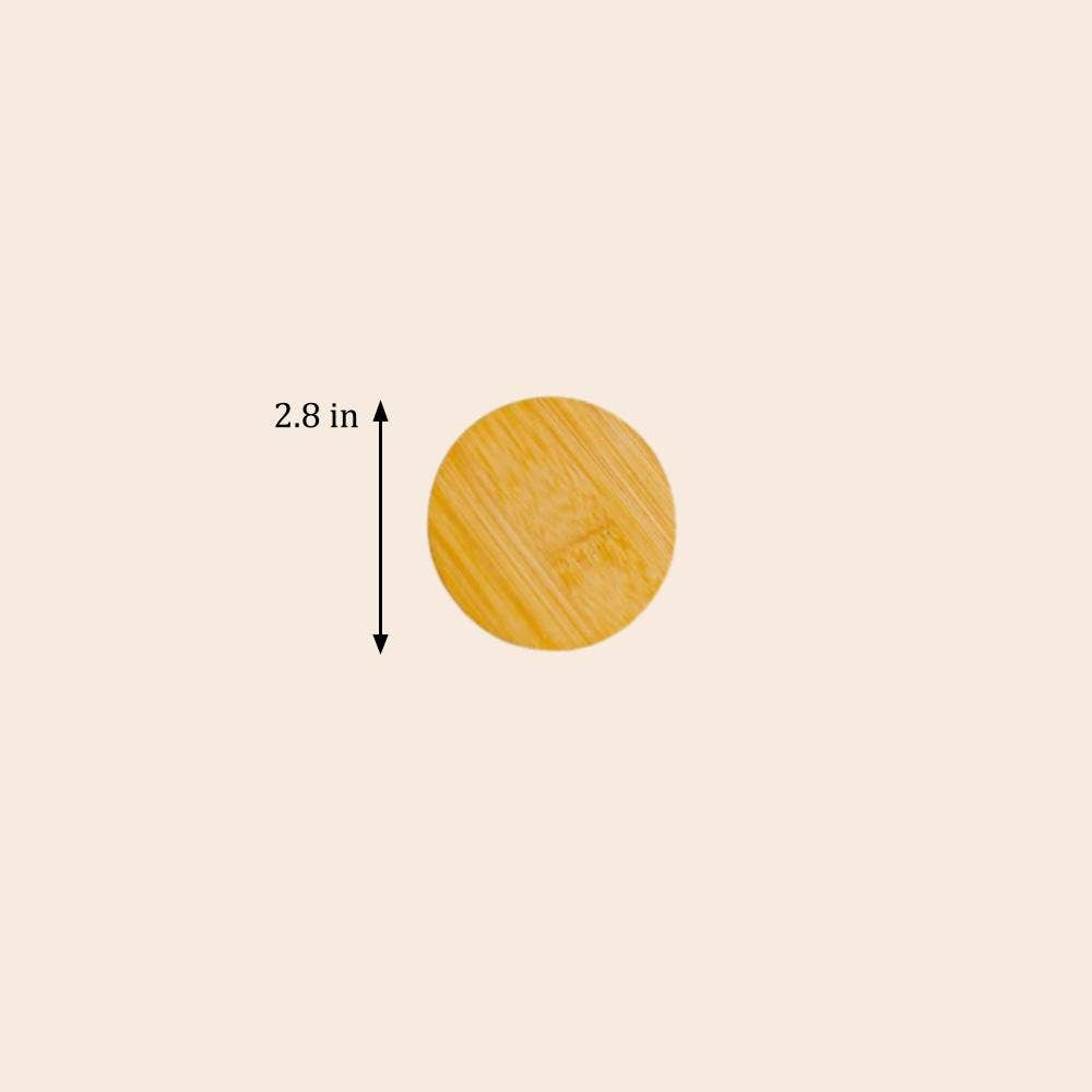 Bamboo Mason Jar Lid | Standard Mouth | Earth Day Bestseller