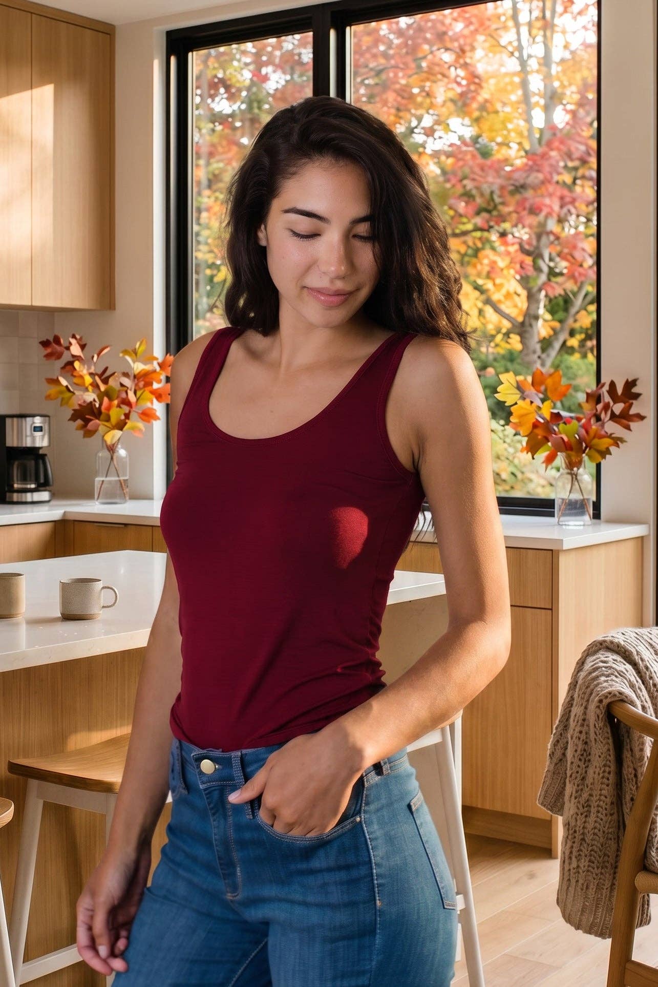 YALA - Zia Layering Bamboo Tank Top