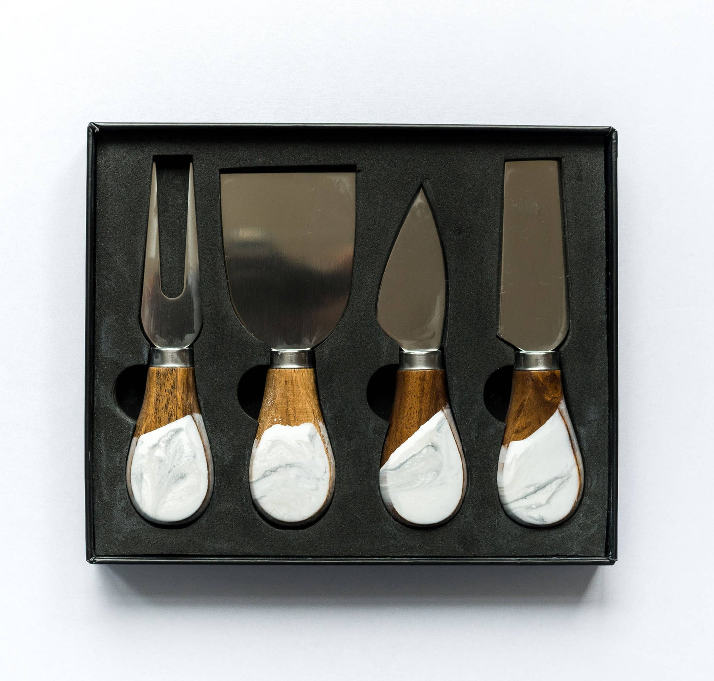 Resin Coated Cheese Knife Set - Set of 4 - NO TARIFFS!