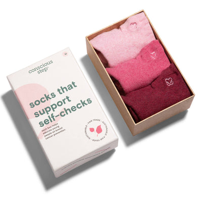 Conscious Step - Ankle Socks that Support Self-Checks | Boxed Set
