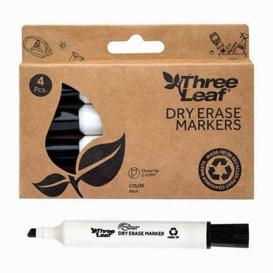 Three Leaf Dry Erase Marker 4 Ct.