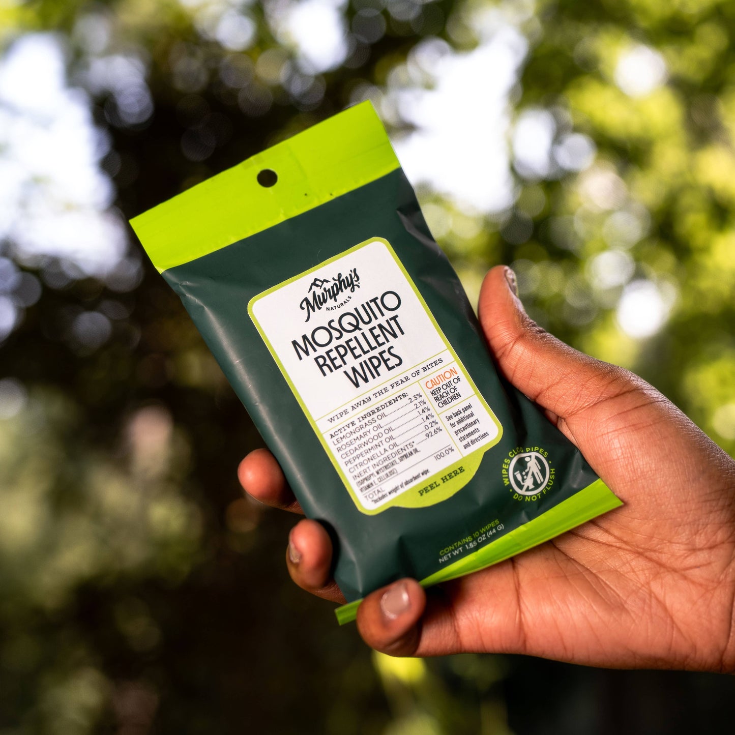 Murphy's Naturals - Mosquito Repellent Wipes - Display of 6