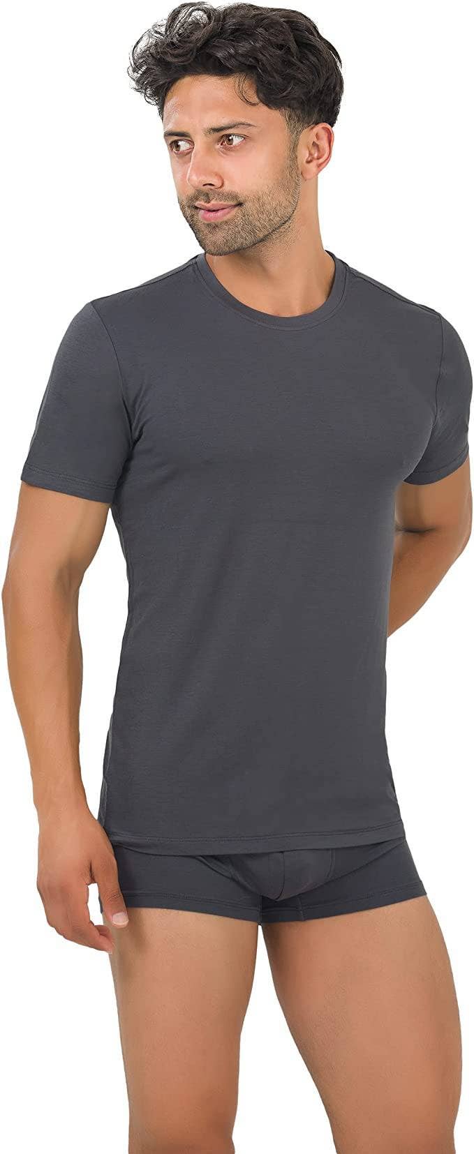 Bambooven - Men's Bamboo Crew Neck Undershirts (3-Pack)