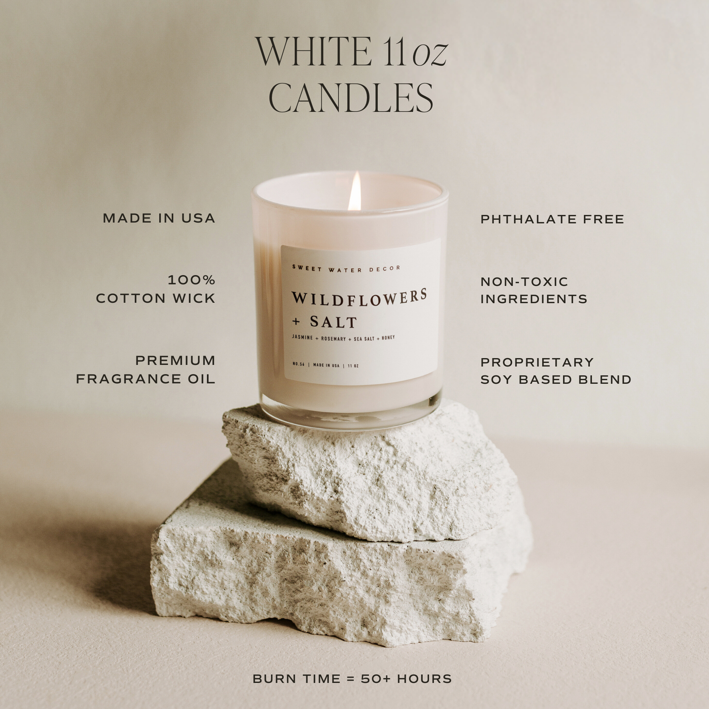Sweet Water Decor - Spa Day 11 oz Soy Candle - Home Decor & Gifts