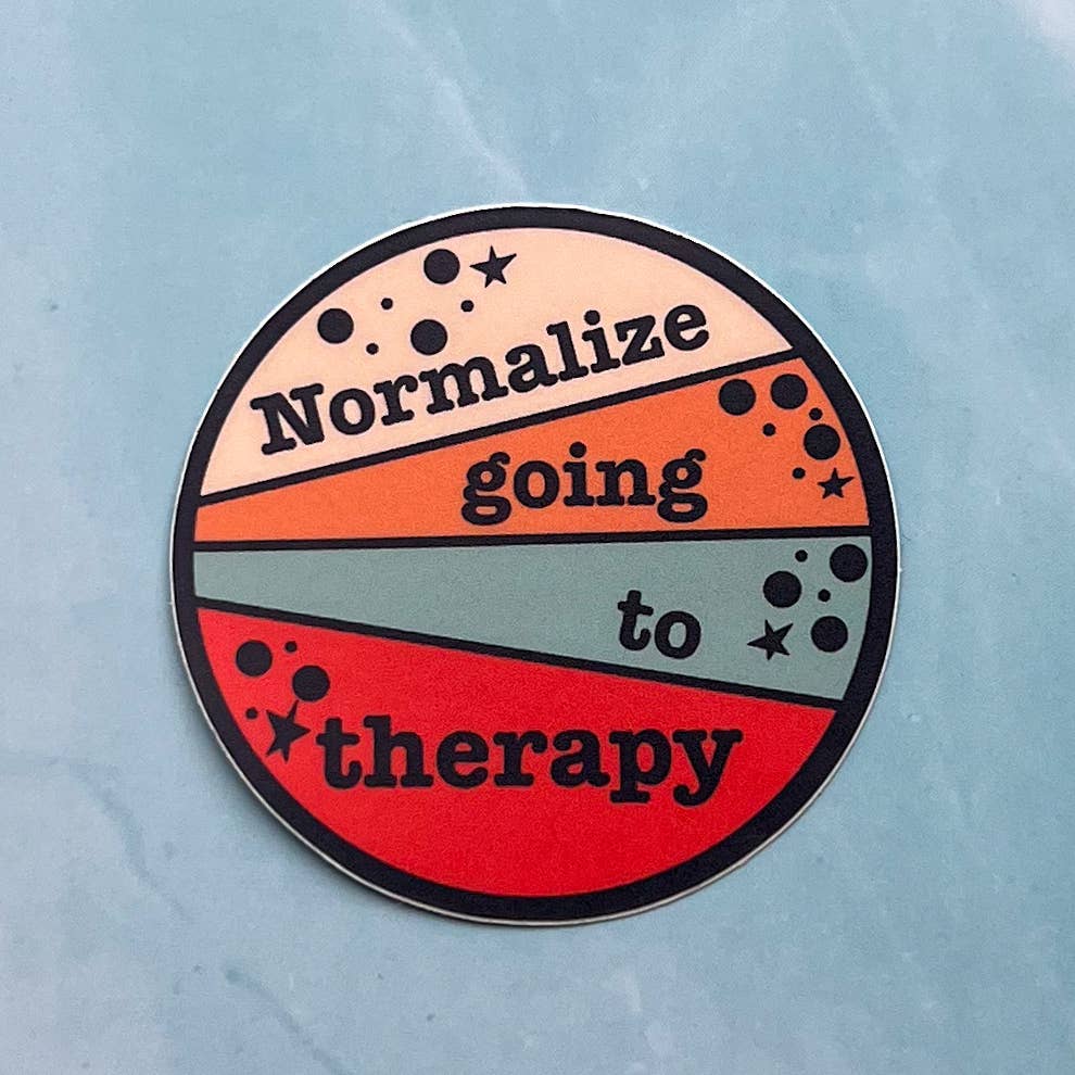 Uplifter Sticker - Normalize going to therapy sticker