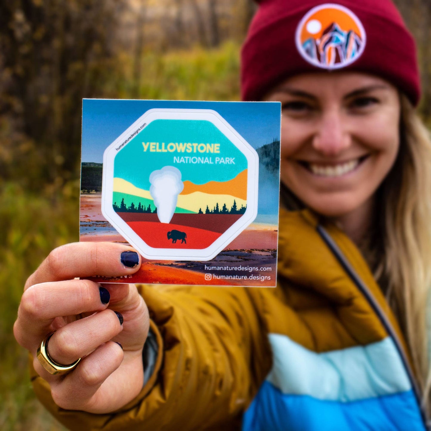 Yellowstone National Park Sticker  Yellowstone Souvenir
