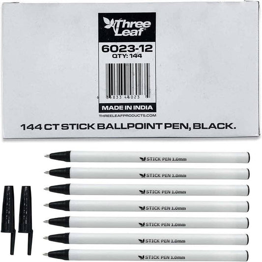 Black Ink Stick Ball Point Pen