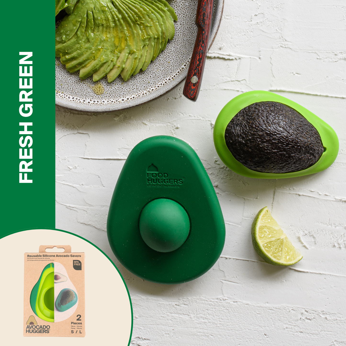 Reusable Silicone Avocado Savers (Set of 2)