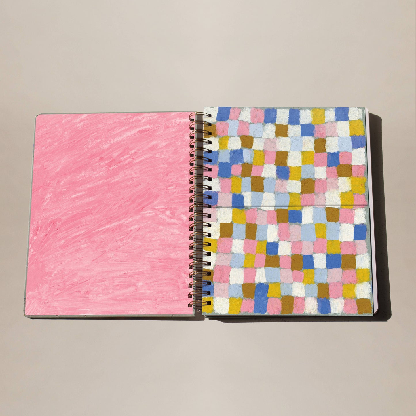 Pastel Weave Seedlings Big Ass 8.5" x 11" Notebook