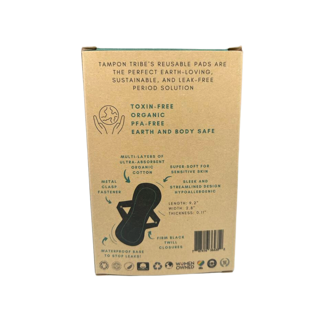 Tampon Tribe - Organic Cotton Slim Reusable Pad - 2 Pack